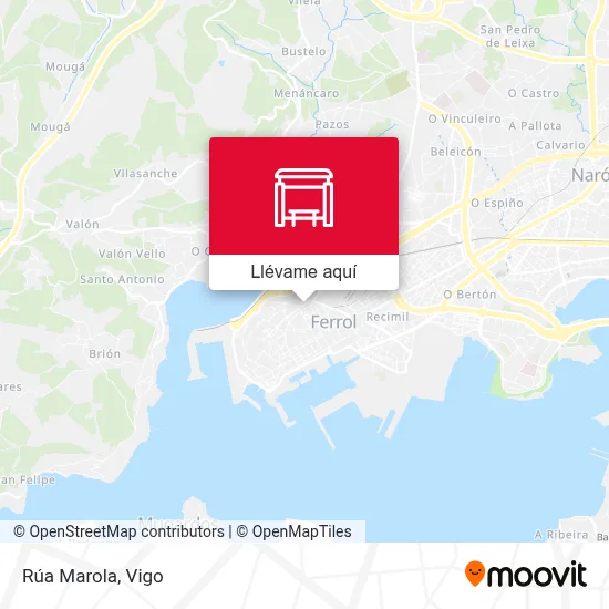 Mapa Rúa Marola