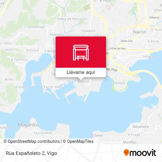 Mapa Rúa Españoleto 2