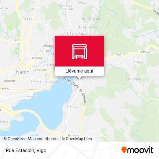 Mapa Rúa Estación