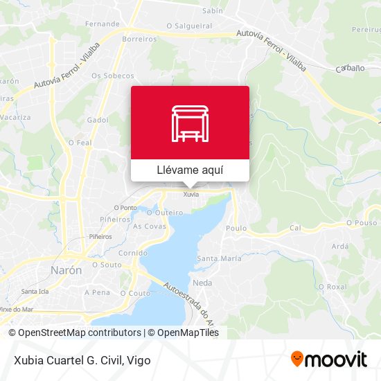 Mapa Xubia Cuartel G. Civil