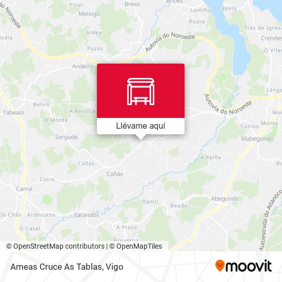 Mapa Ameas Cruce As Tablas