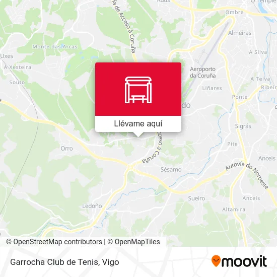 Mapa Garrocha Club de Tenis