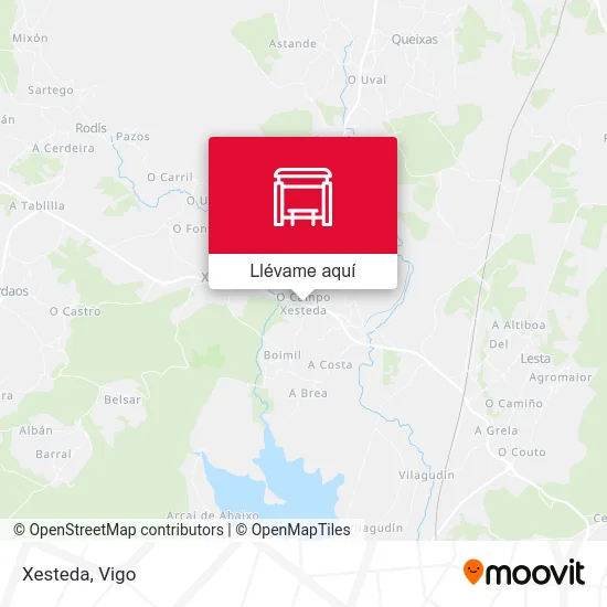 Mapa Xesteda