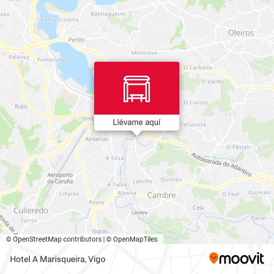Mapa Hotel A Marisqueira