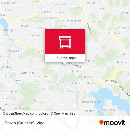 Mapa Pravio (Cruceiro)
