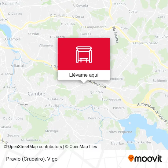Mapa Pravio (Cruceiro)