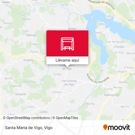 Mapa Santa Maria de Vigo