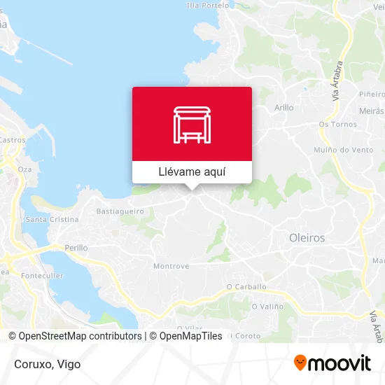 Mapa Coruxo
