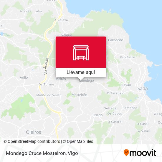 Mapa Mondego Cruce Mosteiron