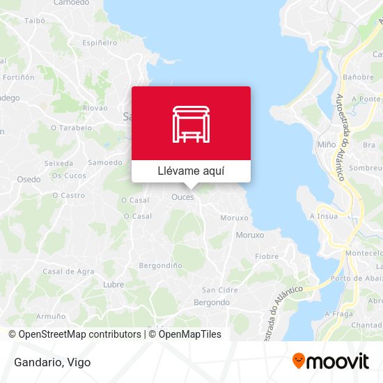 Mapa Gandario
