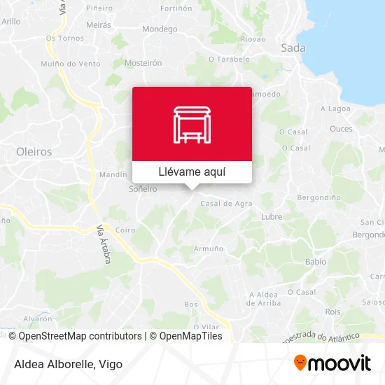 Mapa Aldea Alborelle