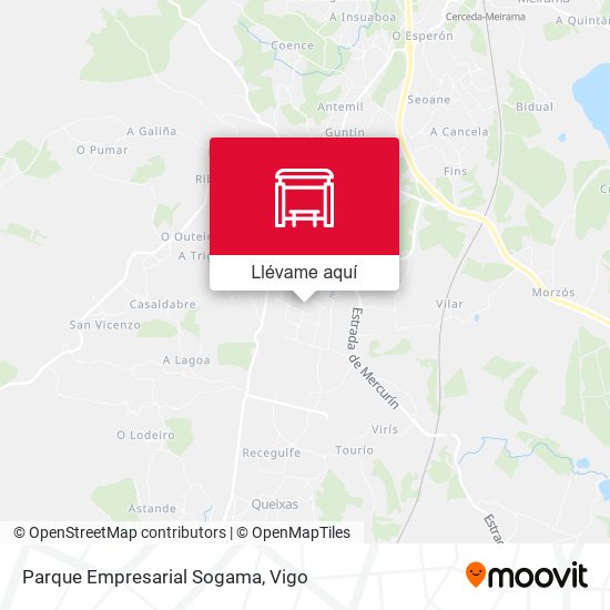 Mapa Parque Empresarial Sogama