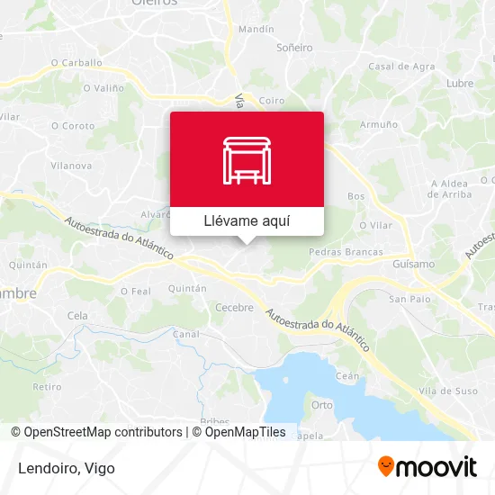 Mapa Lendoiro