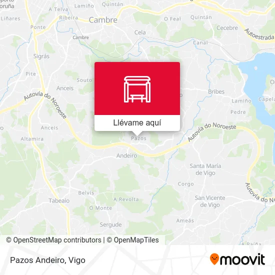Mapa Pazos Andeiro