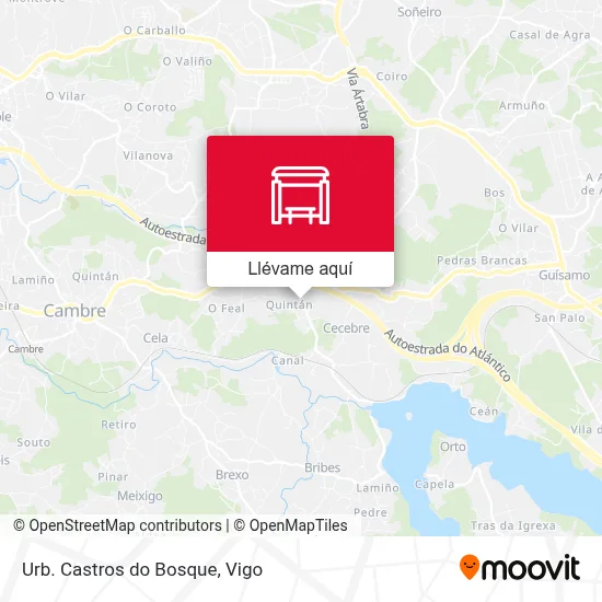 Mapa Urb. Castros do Bosque