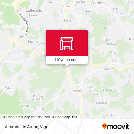 Mapa Altamira de Arriba