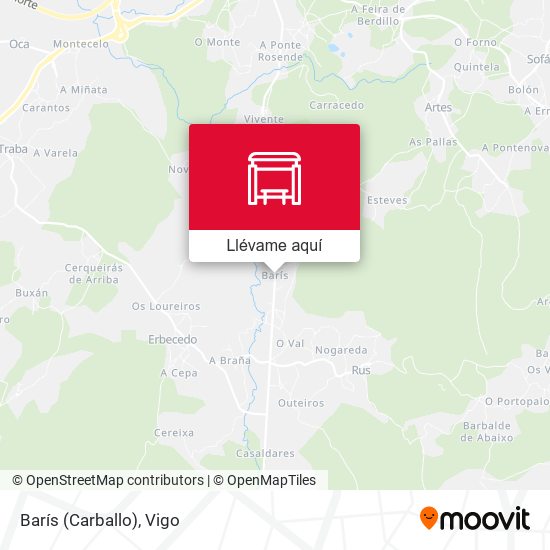 Mapa Barís (Carballo)