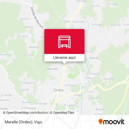 Mapa Merelle (Ordes)