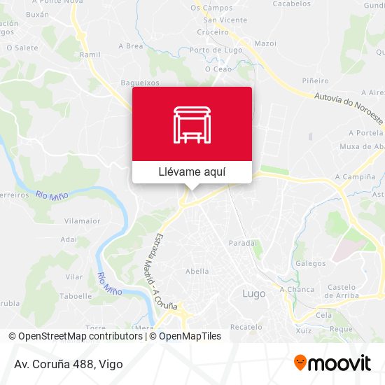 Mapa Av. Coruña 488
