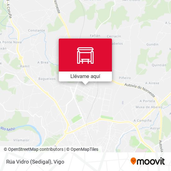 Mapa Rúa Vidro (Sedigal)