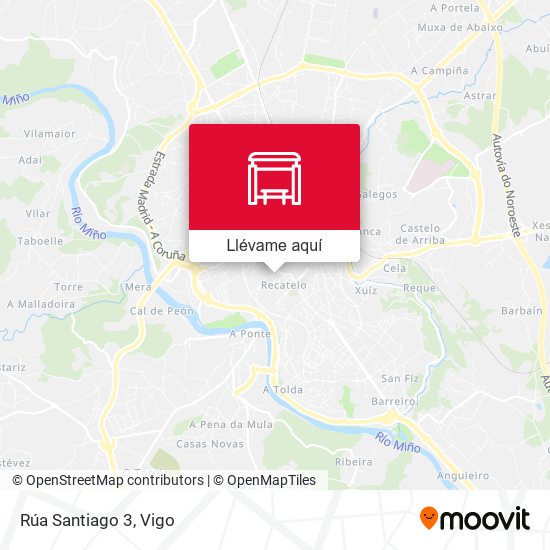 Mapa Rúa Santiago 3