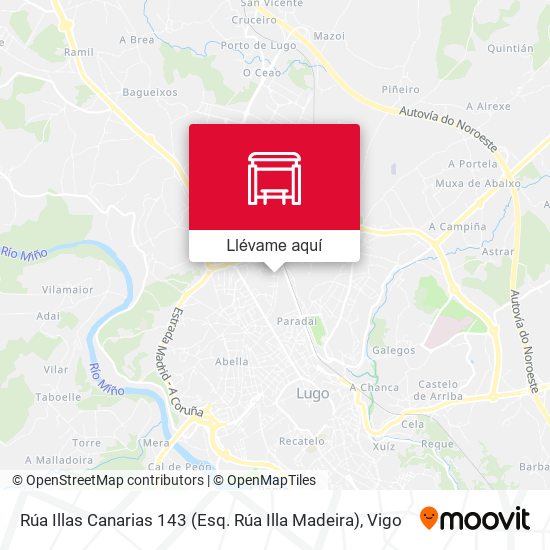 Mapa Rúa Illas Canarias 143 (Esq. Rúa Illa Madeira)