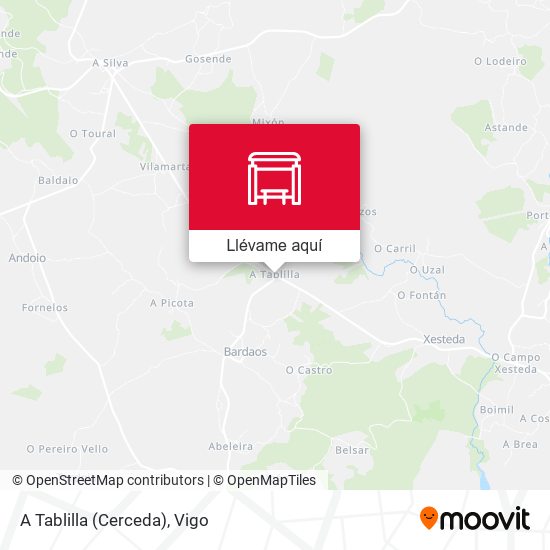 Mapa A Tablilla (Cerceda)