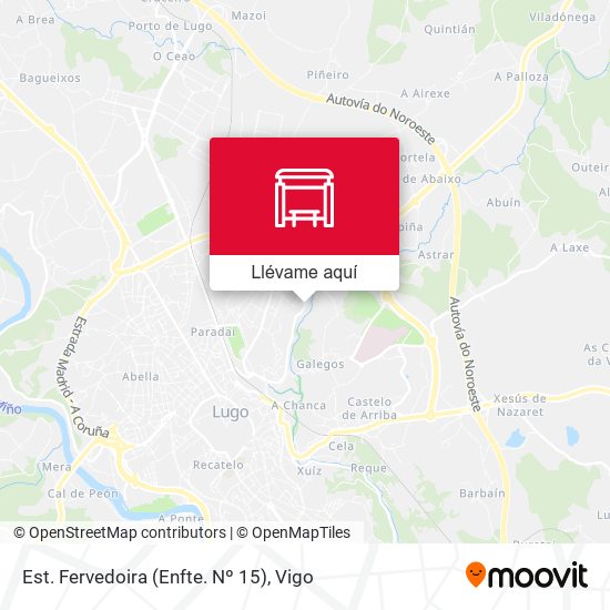 Mapa Est. Fervedoira (Enfte. Nº 15)