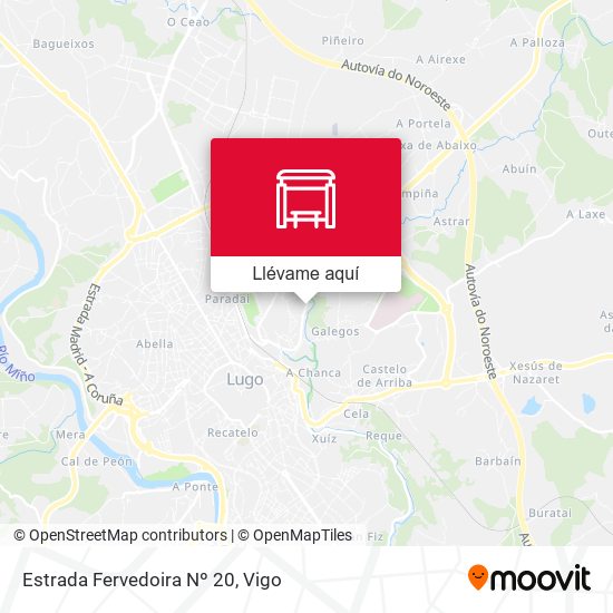 Mapa Estrada Fervedoira Nº 20