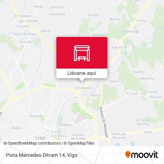 Mapa Pista Mercedes Ditram 14