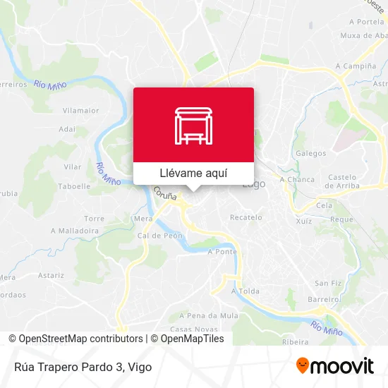 Mapa Rúa Trapero Pardo 3