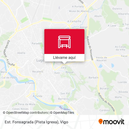 Mapa Est. Fonsagrada (Pista Igrexa)