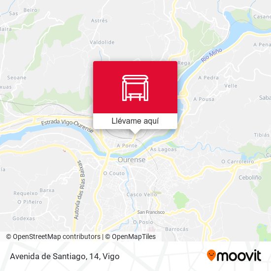 Mapa Avenida de Santiago, 14