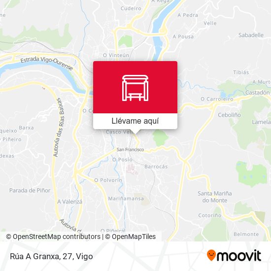 Mapa Rúa A Granxa, 27