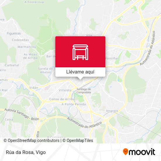 Mapa Rúa da Rosa