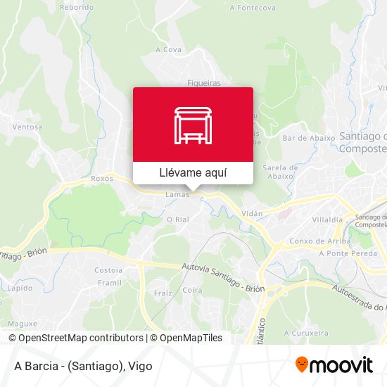 Mapa A Barcia - (Santiago)