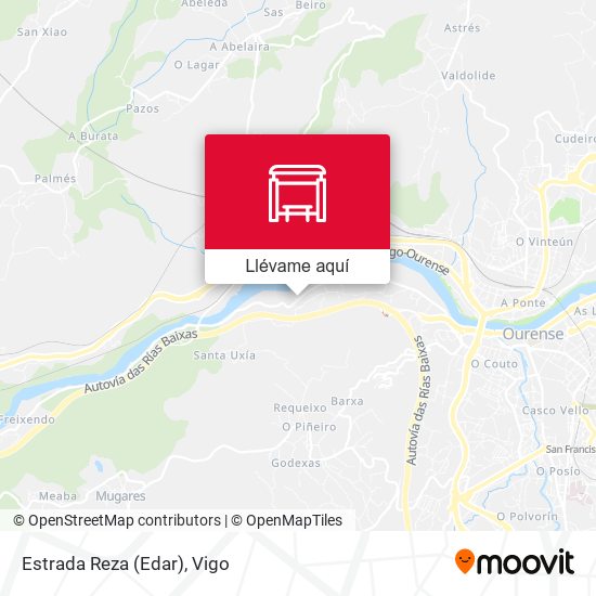 Mapa Estrada Reza (Edar)