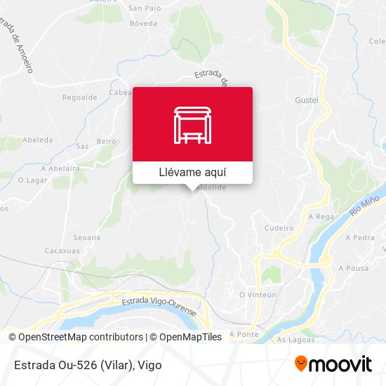 Mapa Estrada Ou-526 (Vilar)