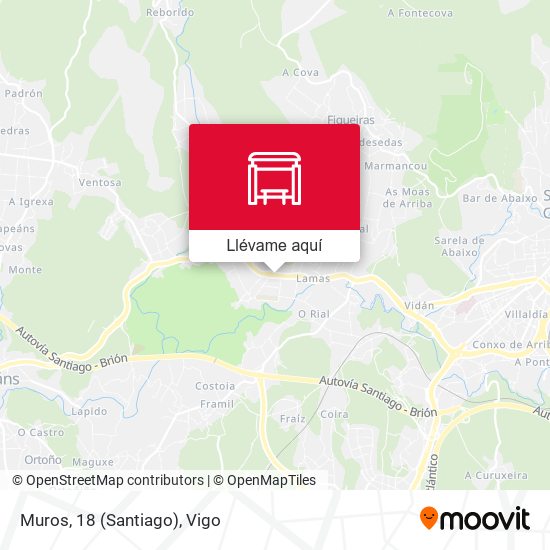 Mapa Muros, 18 (Santiago)