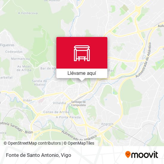 Mapa Fonte de Santo Antonio