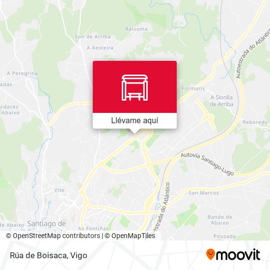 Mapa Rúa de Boisaca
