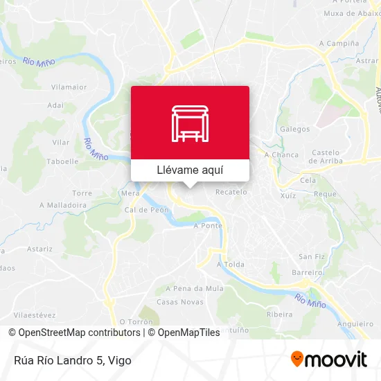 Mapa Rúa Río Landro 5