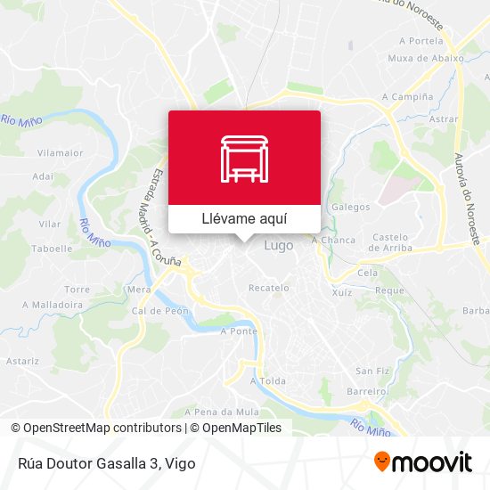 Mapa Rúa Doutor Gasalla 3