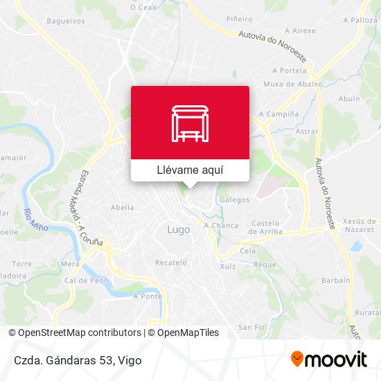 Mapa Czda. Gándaras 53