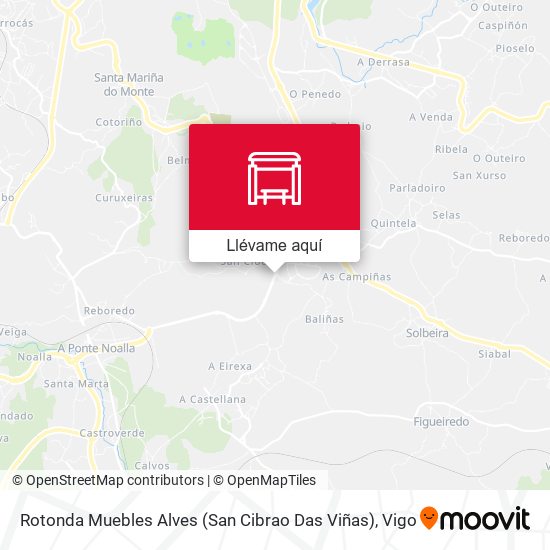 Mapa Rotonda Muebles Alves (San Cibrao Das Viñas)