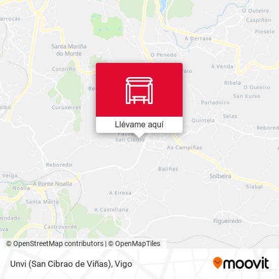 Mapa Unvi (San Cibrao de Viñas)