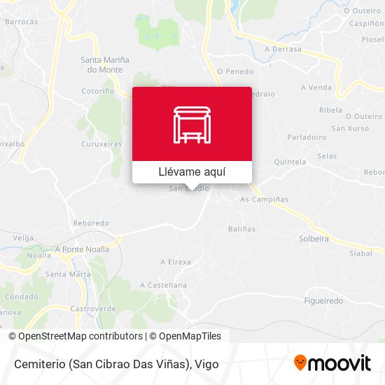 Mapa Cemiterio (San Cibrao Das Viñas)