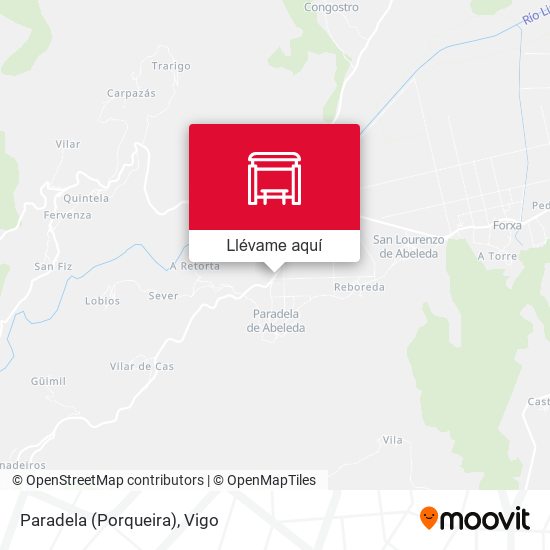 Mapa Paradela (Porqueira)