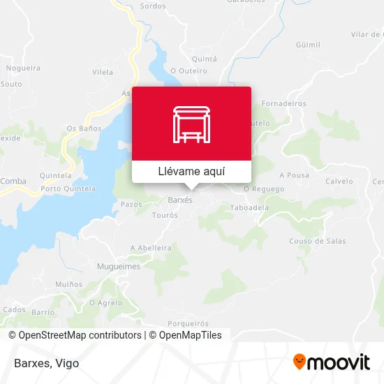 Mapa Barxes