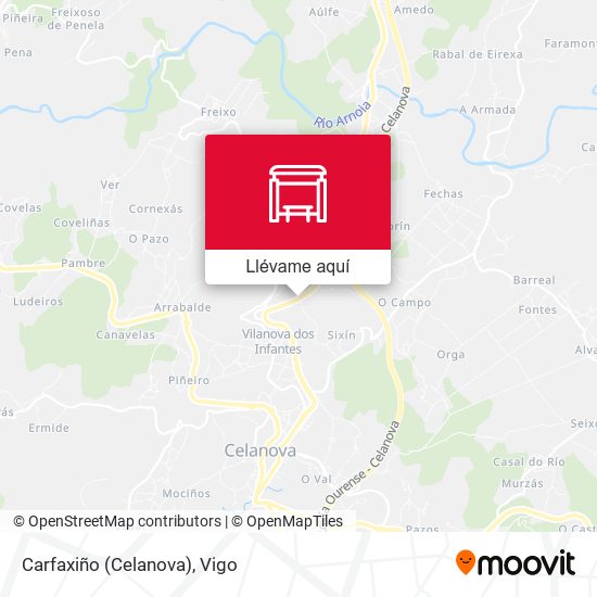 Mapa Carfaxiño (Celanova)
